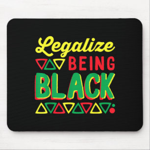 Mousepad Legalize Ser História Negra Igualdade de Direitos 