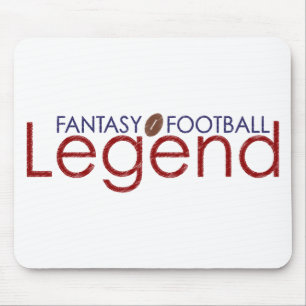 Mousepad legenda 2010 novo do futebol da fantasia