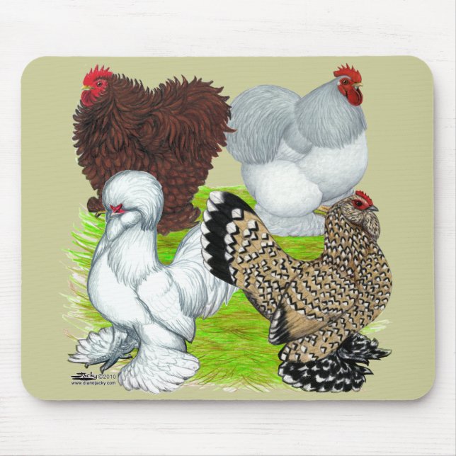 Mousepad Legenda de Bantams Feather (Frente)