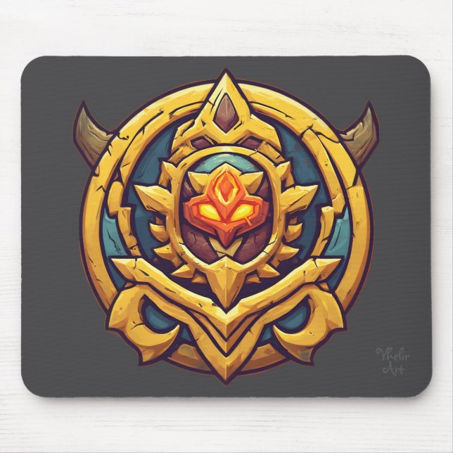 Mousepad Legendary Rank Gamer Emblem (Frente)