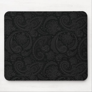 Mousepad Leggens de padrão de paisley preto