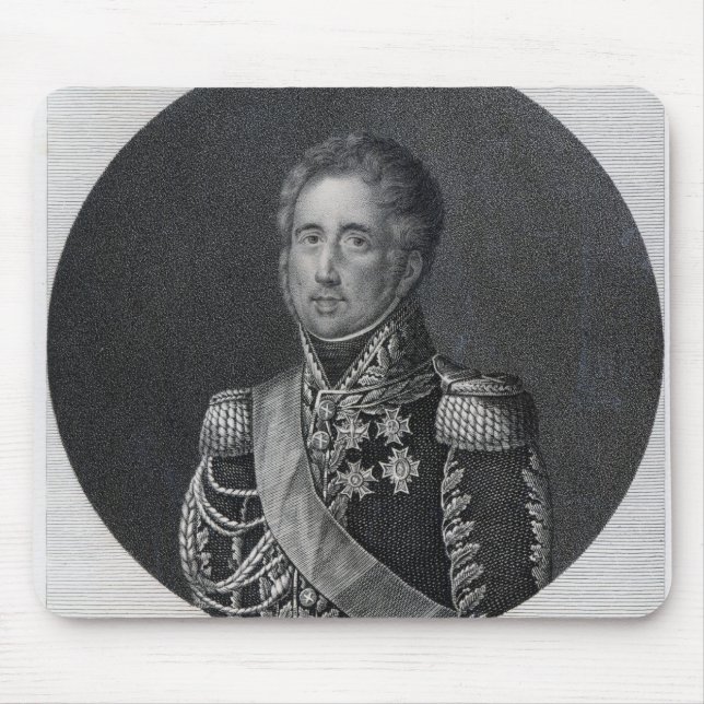 Mousepad Lei de Jacques, Marquês de Lauriston (Frente)