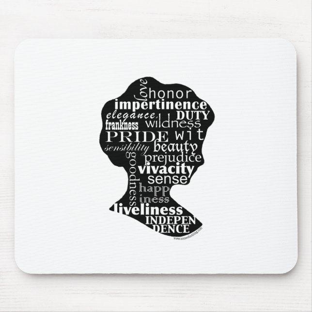 Mousepad Leia o cameo de Jane Austen (Frente)