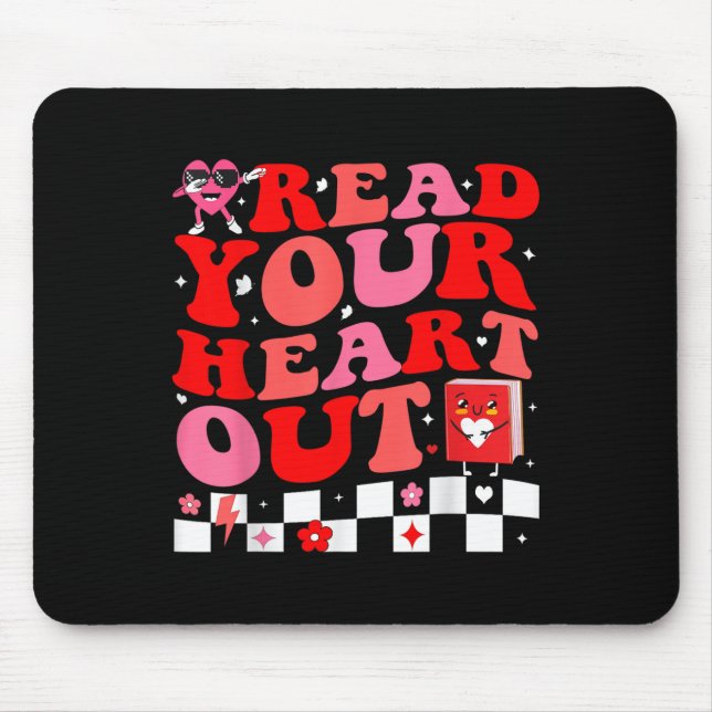 Mousepad Leia Seu Coração Bonito Para Professores Mulheres  (Frente)