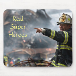 Mousepad Leia Super Heroes, Bombeiro em Torres Gêmeas 911