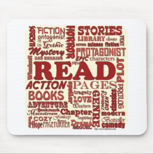 Mousepad Leia tudo sobre ele vermelho!