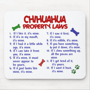 Mousepad Leis 2 da propriedade da CHIHUAHUA