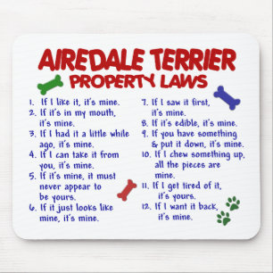 Mousepad Leis 2 da propriedade de AIREDALE TERRIER