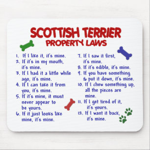 Mousepad Leis 2 da propriedade de TERRIER do SCOTTISH