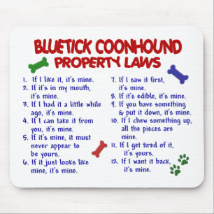 Mousepad Leis 2 da propriedade do COONHOUND de BLUETICK