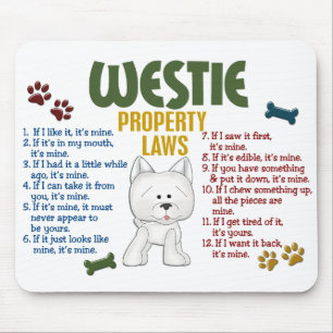 Mousepad Leis 4 da propriedade de Westie