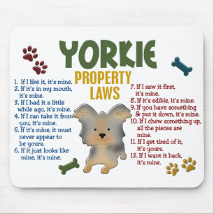 Mousepad Leis 4 da propriedade de Yorkie