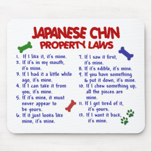 Mousepad Leis JAPONESAS 2 da propriedade do QUEIXO