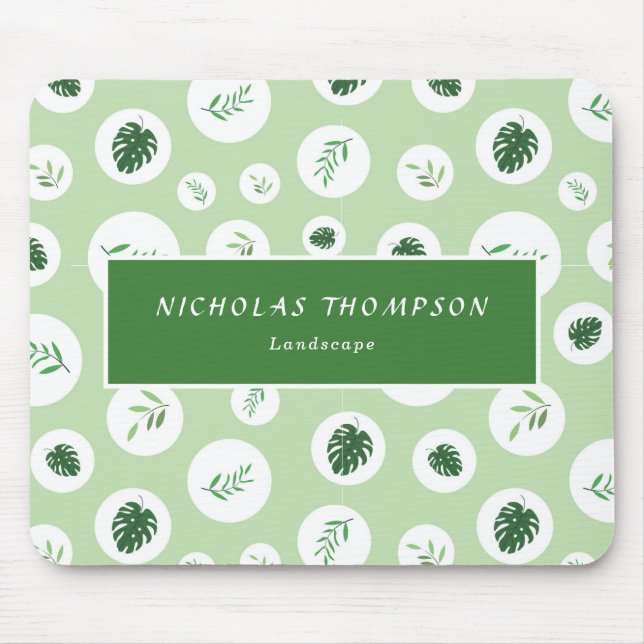 Mousepad Leis profissionais e cuidados em árvores (Frente)