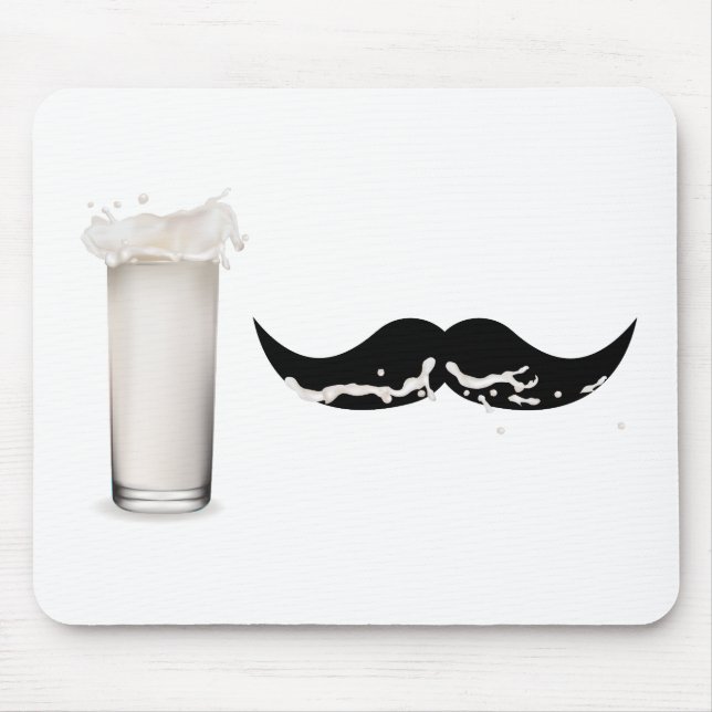 Mousepad Leite bigode (Frente)