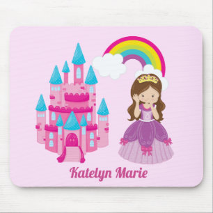 Mousepad Leite de Leite de Princesa Forte, Rosa, Cuja Frota