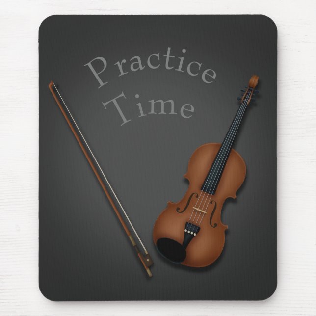 Mousepad Leitor de String Personalizado por Violino Miniatu (Frente)