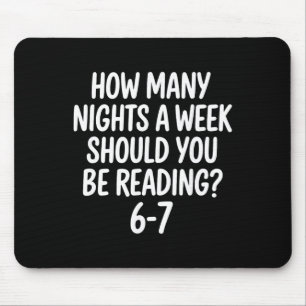 Mousepad Leitura 67 6 7 Meme Ela Professora Seis Sete Aluno