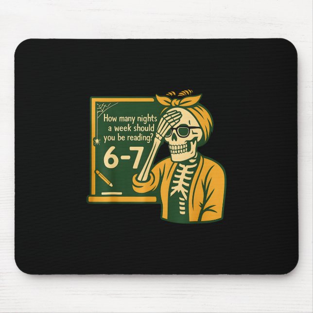 Mousepad Leitura 67 Meme Professor de Inglês Engraçado 67 A (Frente)
