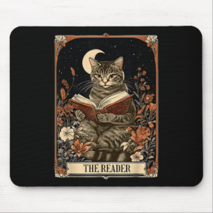 Mousepad Leitura da Lua Floral do Livro de Leitura do Cartã