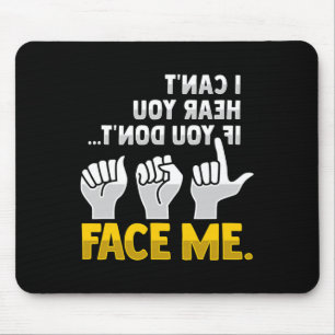 Mousepad Leitura de Gesto de Mão surdo Audição Perda de Awa