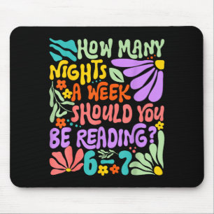 Mousepad Leitura Divertida Seis Sete Livro de Meme Amante 6