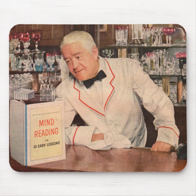 Mousepad leitura mental no bar (Frente)
