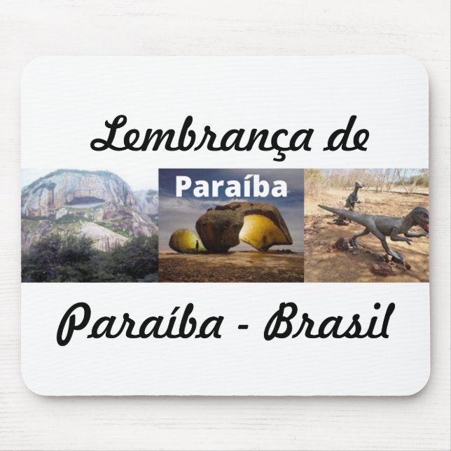 Mousepad lembrança da Paraíba (Frente)