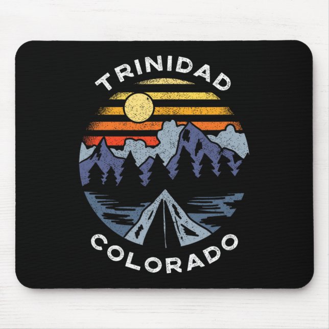 Mousepad Lembrança de Acampamento de Férias nas Montanhas d (Frente)