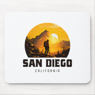 Mousepad Lembrança de caminhadas ao ar livre em San Diego