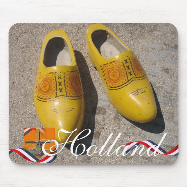 Mousepad Lembrança de madeira holandesa de Holland das (Frente)