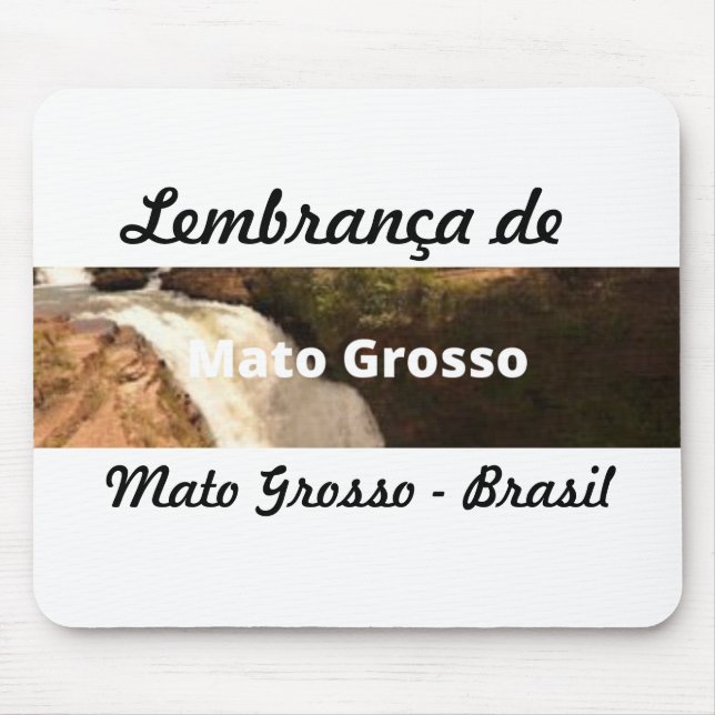 Mousepad lembrança de Mato Grosso (Frente)