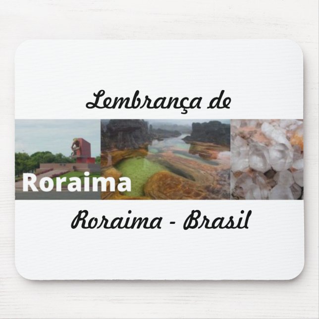 Mousepad lembrança de Roraima Brasil (Frente)