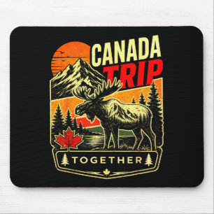 Mousepad lembrança de viagem ao Canadá montanha alce férias