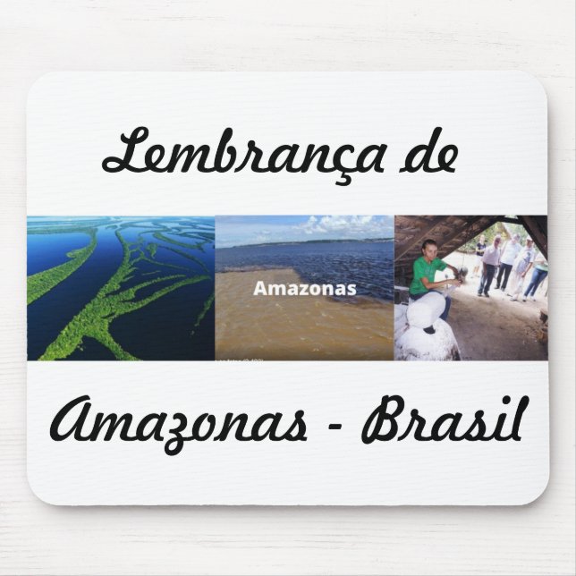 Mousepad lembrança do Amazonas (Frente)