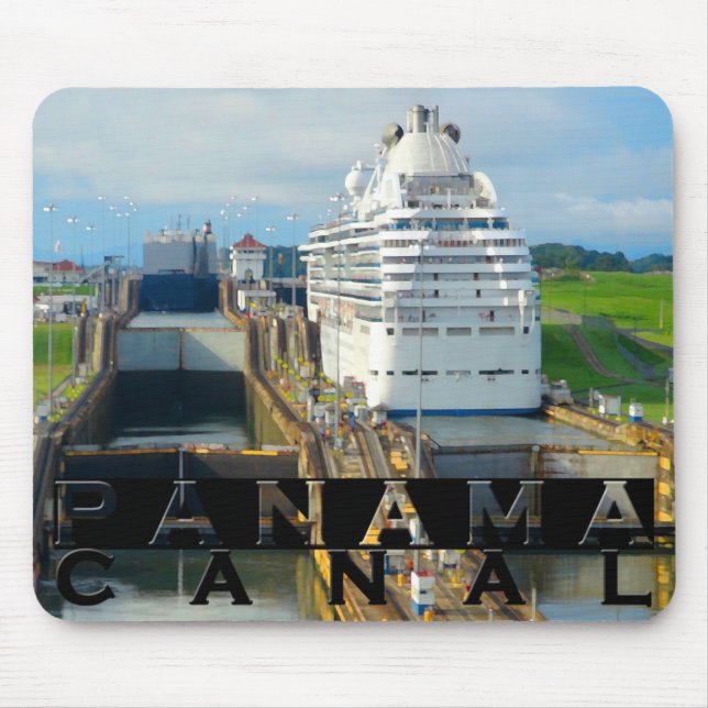 Mousepad Lembrança do canal do Panamá (Frente)