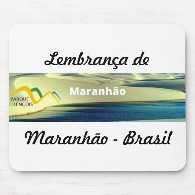 Mousepad lembrança do Maranhão (Frente)