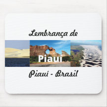 Mousepad lembrança do Piauí - Brasil