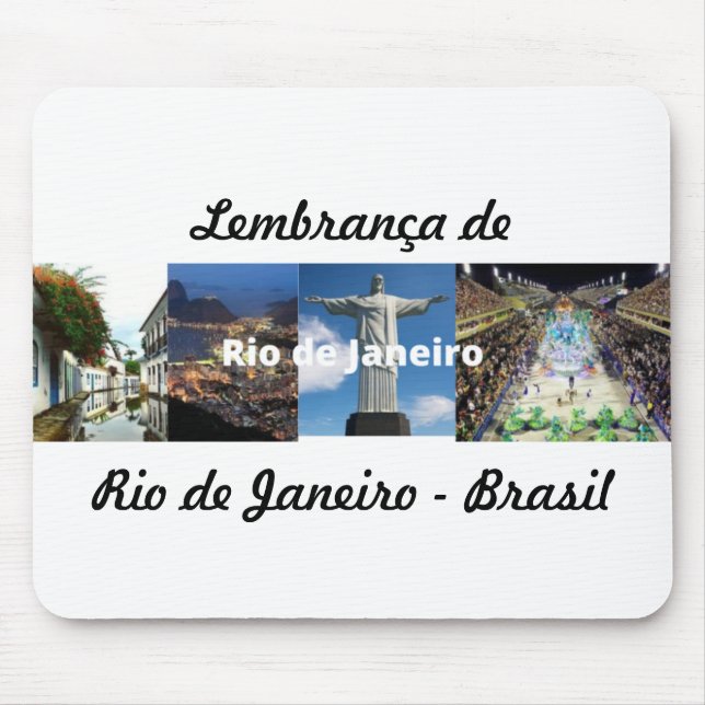Mousepad lembrança do Rio de Janeiro (Frente)