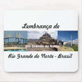 Mousepad lembrança do Rio Grande do Norte Brasil