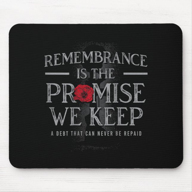 Mousepad Lembrança é a promessa que mantemos (Frente)
