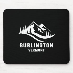 Mousepad lembranças suvenir montanhas Burlington vermont