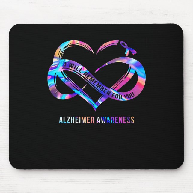 Mousepad Lembrar-Se-Á Da Sua Consciência De Alzheimerheimer (Frente)