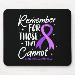 Mousepad Lembre-Se Daqueles Que Não Podem Heimerheimer Awar