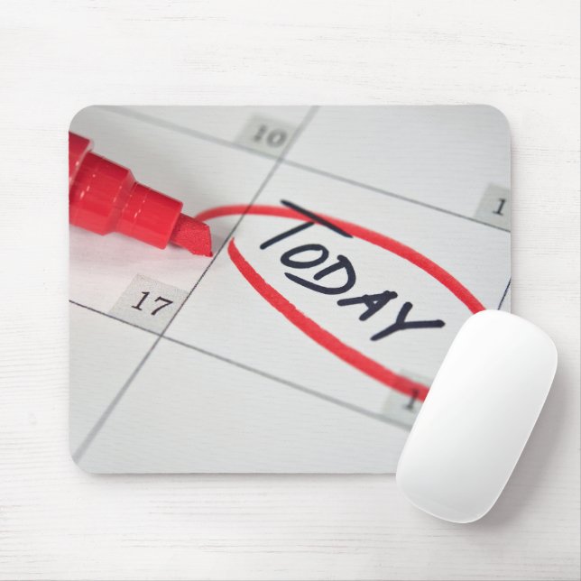 Mousepad Lembrete no Calendário (Com mouse)