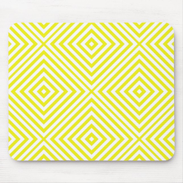 Mousepad Lemon Diamond Chevron (Frente)