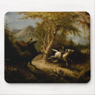 Mousepad Lenda do Fantasma de Halloween do Cavaleiro Sem Ca