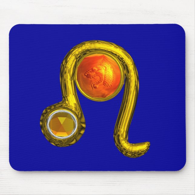 Mousepad LEO,azul (Frente)