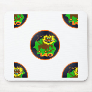Mousepad leo zodiac