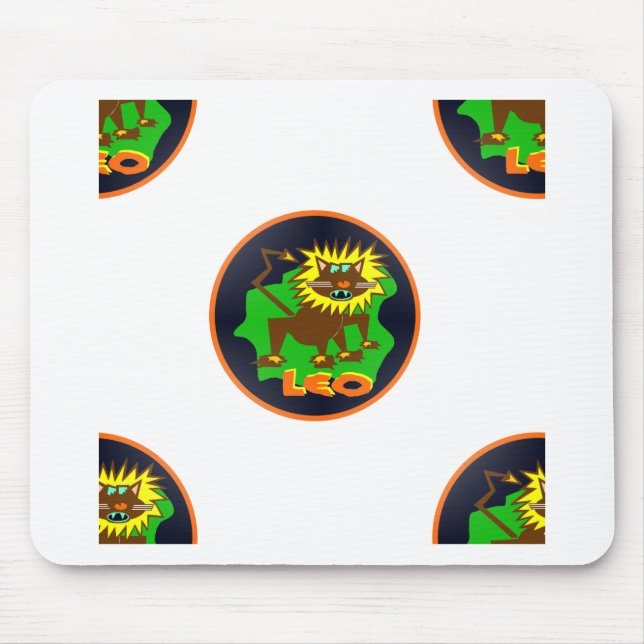 Mousepad leo zodiac (Frente)